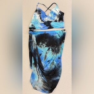 Fashion To Figure Tie‎ Dye Two Piece Set (Size 4) Plus 2pc Set